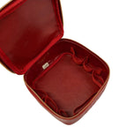 Chanel Vanity Bag Red CC Logo Gold — view 7