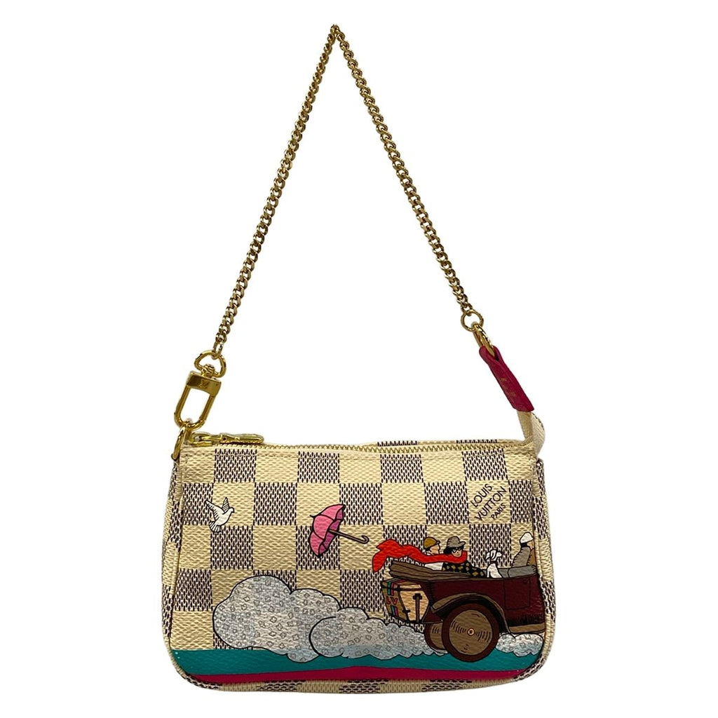Louis Vuitton Handbag Damier Mini Pochette Azur