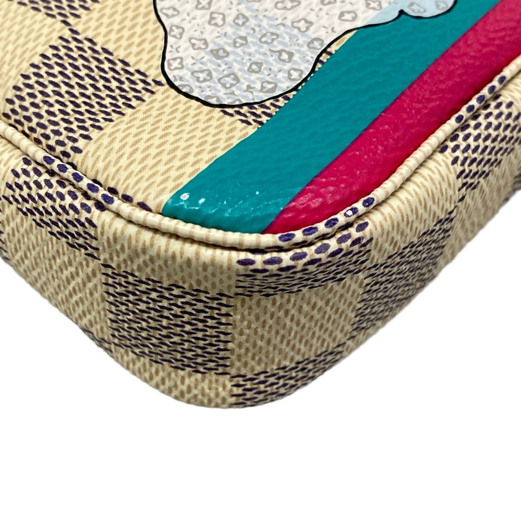 Louis Vuitton Handbag Damier Mini Pochette Azur — view 6