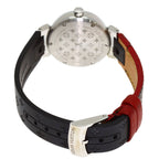 Louis Vuitton Tambour PM Monogram Watch SS Leather Rubber — view 7