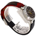 Louis Vuitton Tambour PM Monogram Watch SS Leather Rubber — view 2