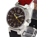 Louis Vuitton Tambour PM Monogram Watch SS Leather Rubber — view 3