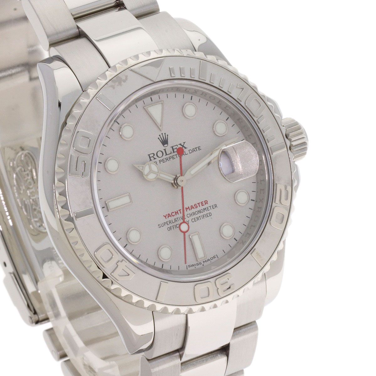 Rolex Yotto Master Watch SS PT — view 4