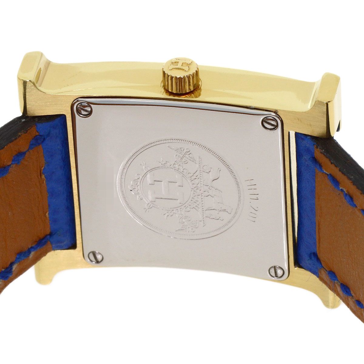 Hermes Watch Leather Silver — view 6