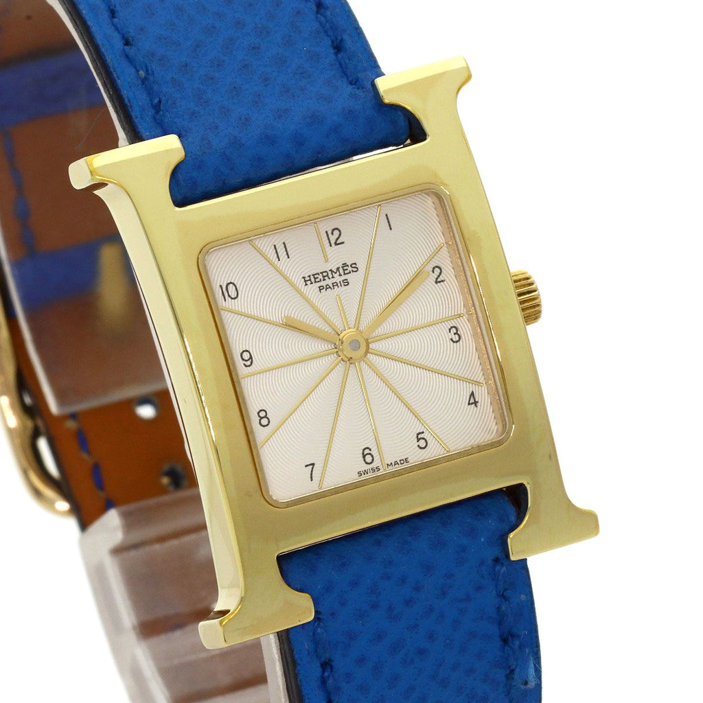 Hermes Watch Leather Silver — view 4