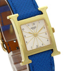 Hermes Watch Leather Silver — view 4