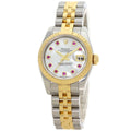 Rolex Datejust Ruby Watch SS Yellow Gold 18k