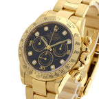 Rolex Cosmograph Daytona Diamond Watch 18k Yellow Gold — view 3