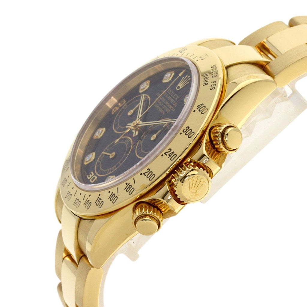 Rolex Cosmograph Daytona Diamond Watch 18k Yellow Gold — view 5