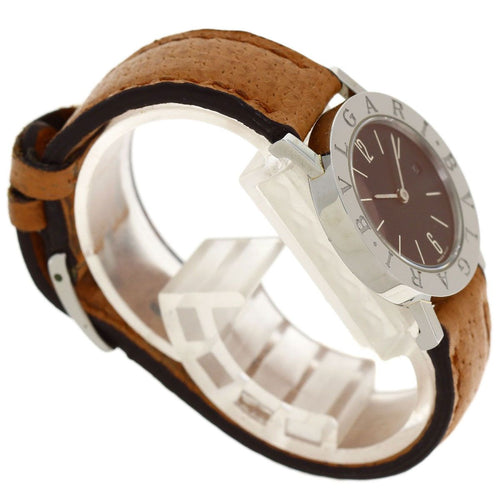 Bvlgari Watch SS Leather — view 2