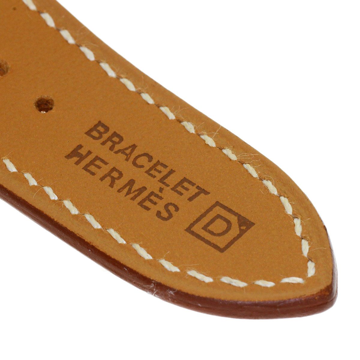 Hermes Clipper Double Tour Power Reserve Watch SS Leather — view 9