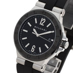 Bvlgari Diagono Date Watch SS Rubber Ceramic — view 3