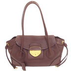 Prada Logo Tote Leather