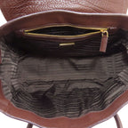 Prada Logo Tote Leather — view 5