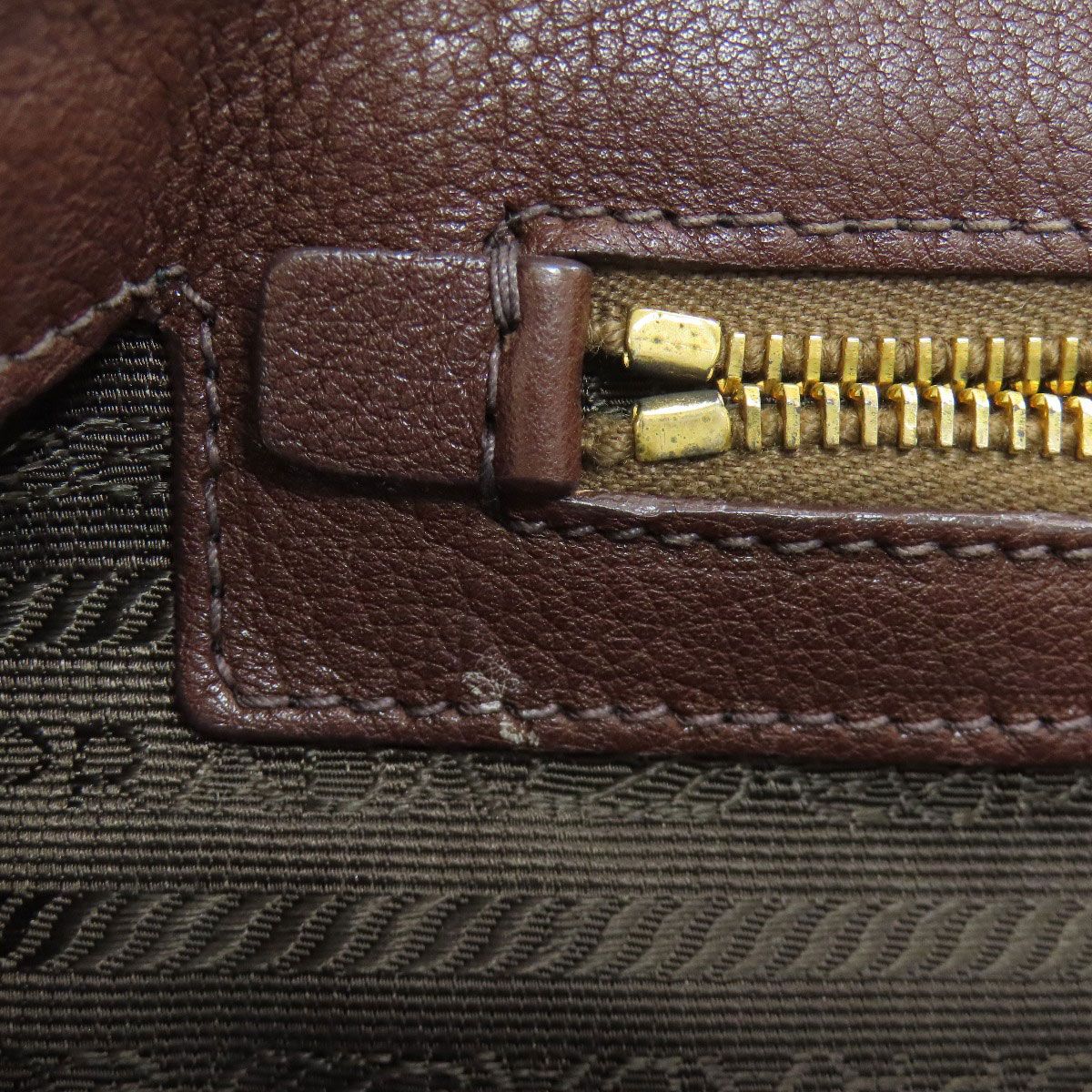 Prada Logo Tote Leather — view 8