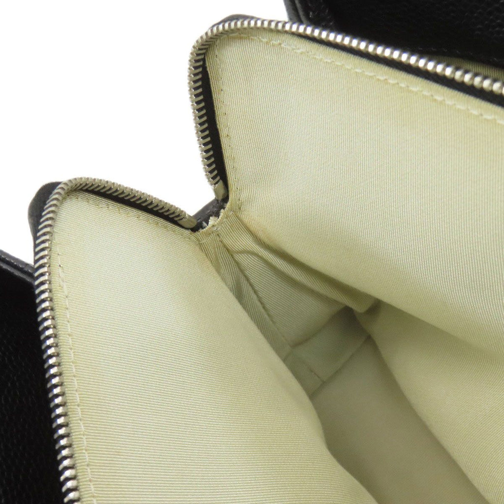 Chanel Chain Quilted Silver Tote Grained Calfskin — view 9