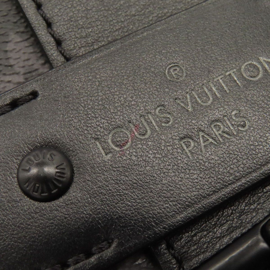 Louis Vuitton Saumur Messenger Shoulder Bag Monogram Eclipse — view 9