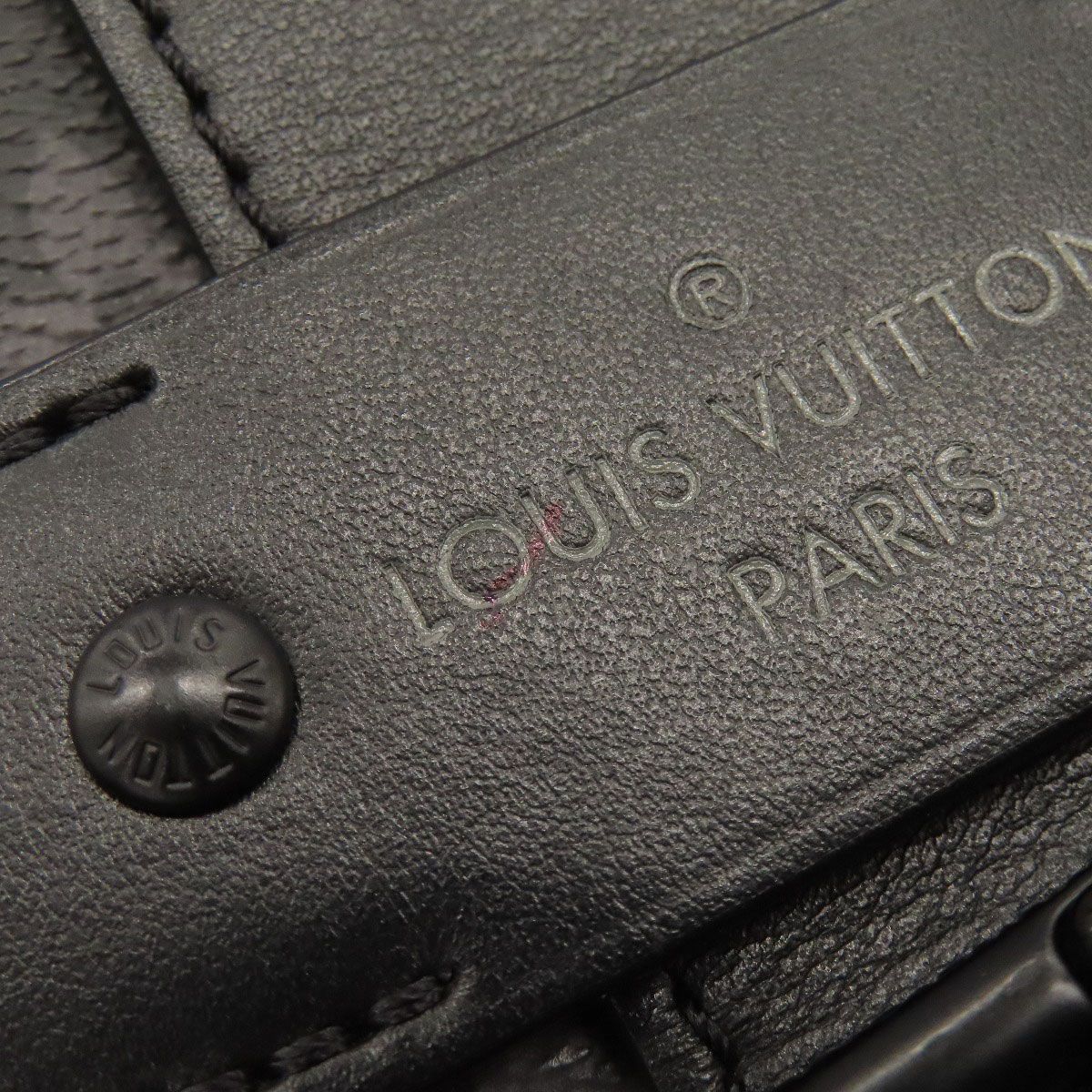 Louis Vuitton Saumur Messenger Shoulder Bag Monogram Eclipse — view 9