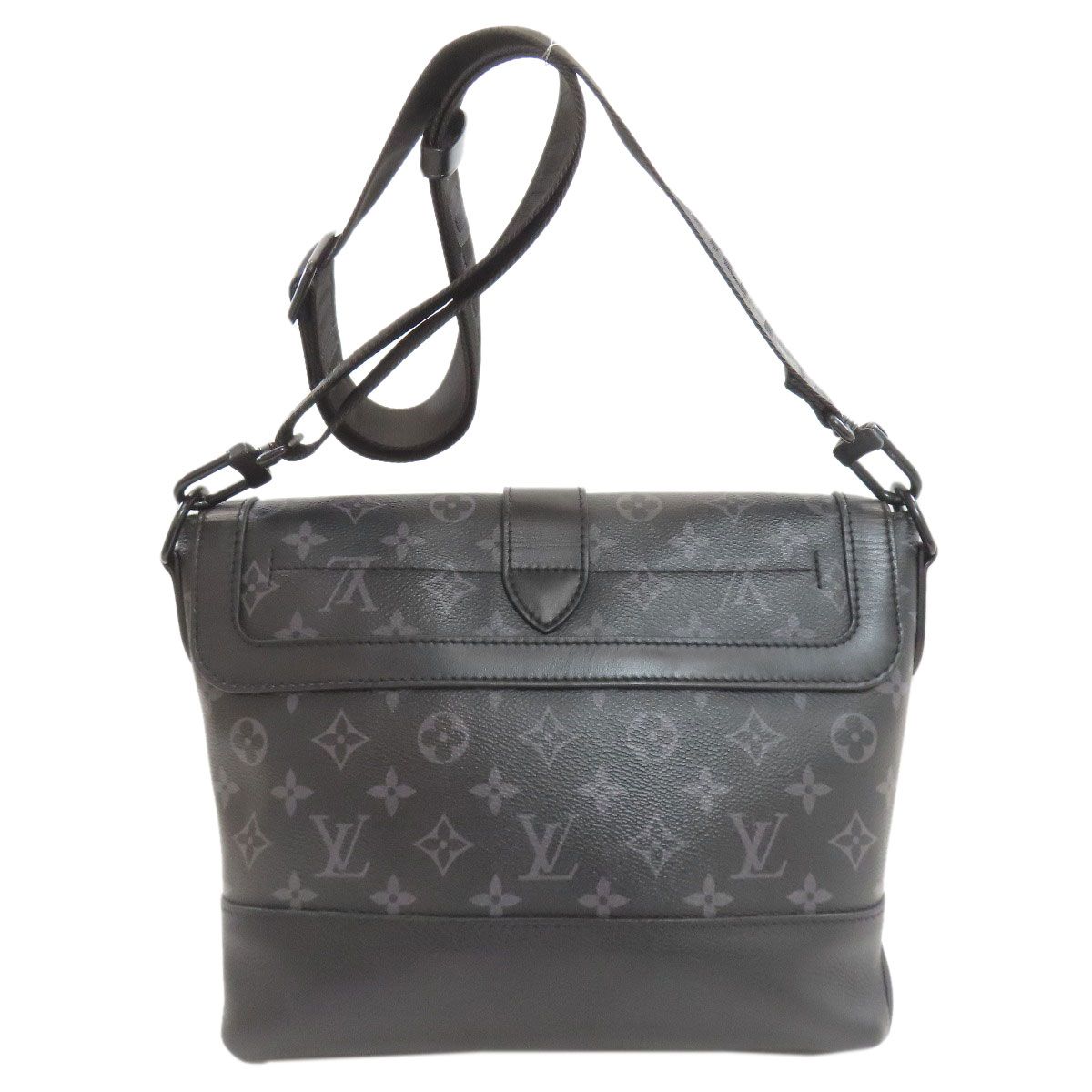 Louis Vuitton Saumur Messenger Shoulder Bag Monogram Eclipse — view 2