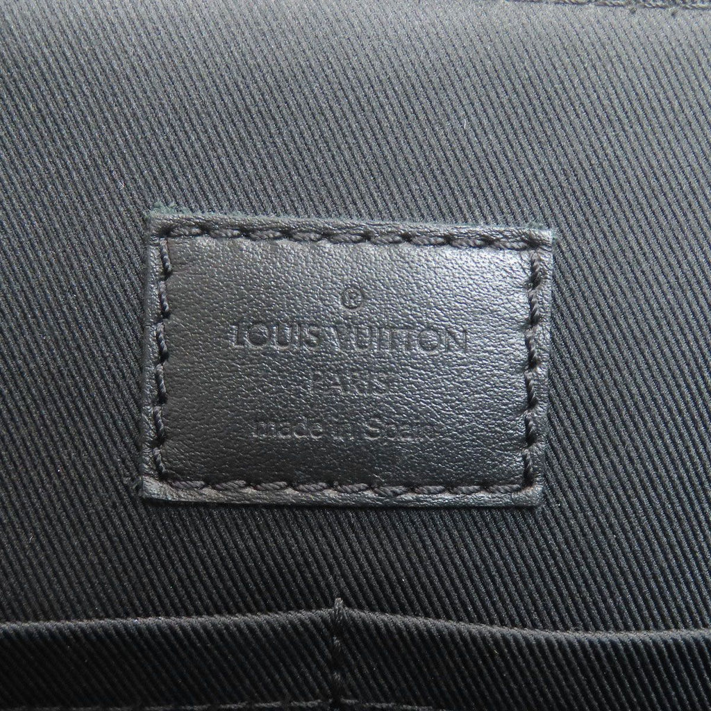 Louis Vuitton Saumur Messenger Shoulder Bag Monogram Eclipse — view 6