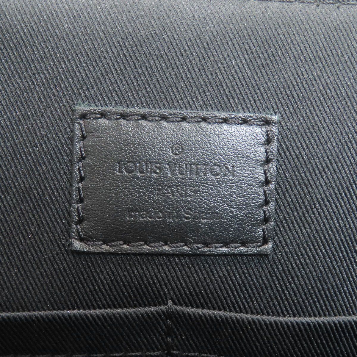 Louis Vuitton Saumur Messenger Shoulder Bag Monogram Eclipse — view 6