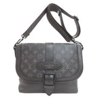 Louis Vuitton Saumur Messenger Shoulder Bag Monogram Eclipse