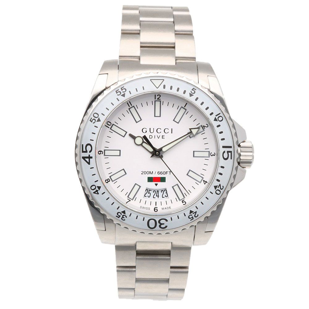 Gucci Dive Watch Stainless Steel 136.3 Quartz — view 5