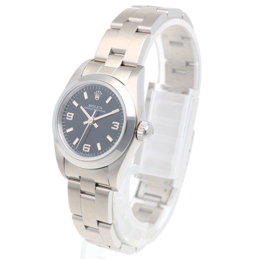 Rolex Oyster Perpetual Watch Stainless Steel Automatic Winding Overhauled Number — view 3