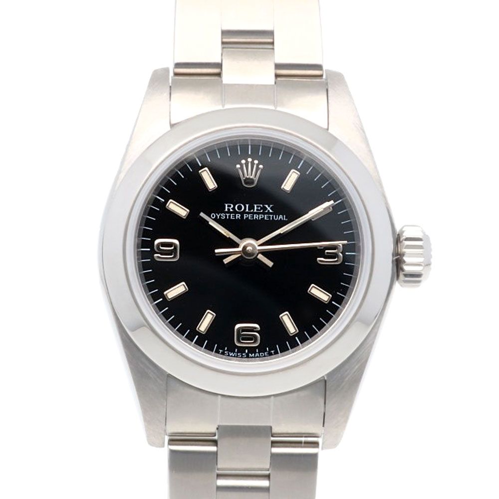 Rolex Oyster Perpetual Watch Stainless Steel Automatic Winding Overhauled Number