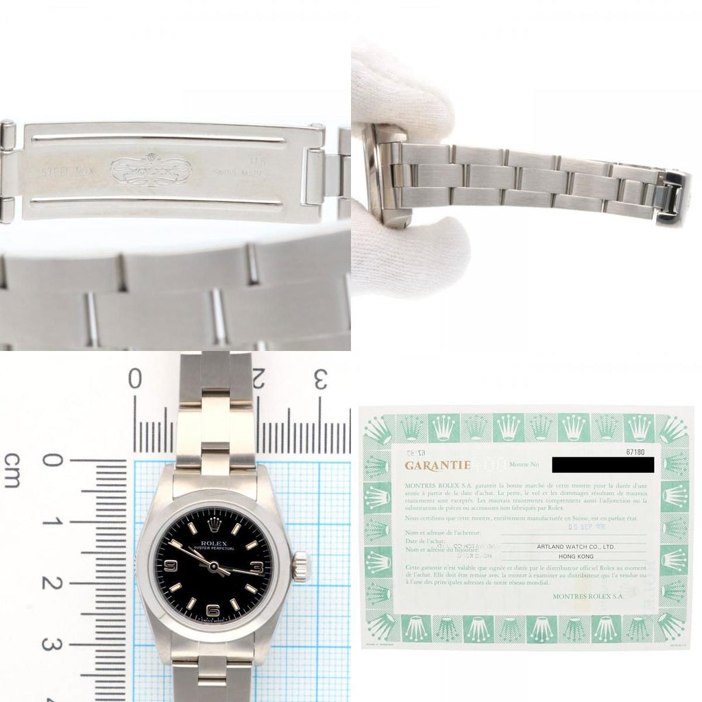 Rolex Oyster Perpetual Watch Stainless Steel Automatic Winding Overhauled Number — view 9