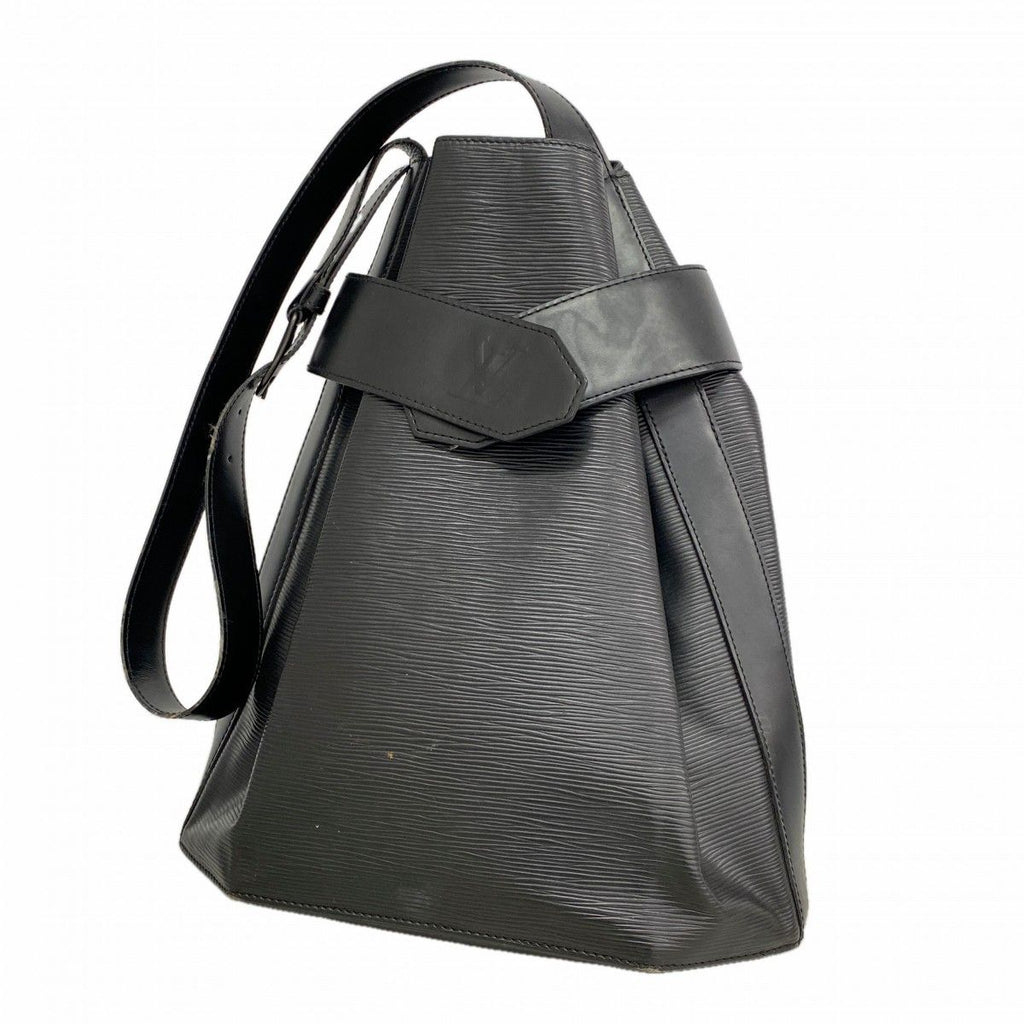 Louis Vuitton Shoulder Bag Epi Sac Depot GM Noir