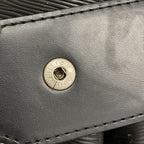 Louis Vuitton Shoulder Bag Epi Sac Depot GM Noir — view 6