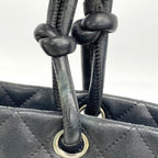 Chanel Tote Cambon Lambskin Black Silver — view 9