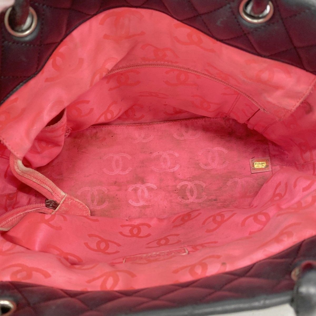 Chanel Tote Cambon Lambskin Black Silver — view 4