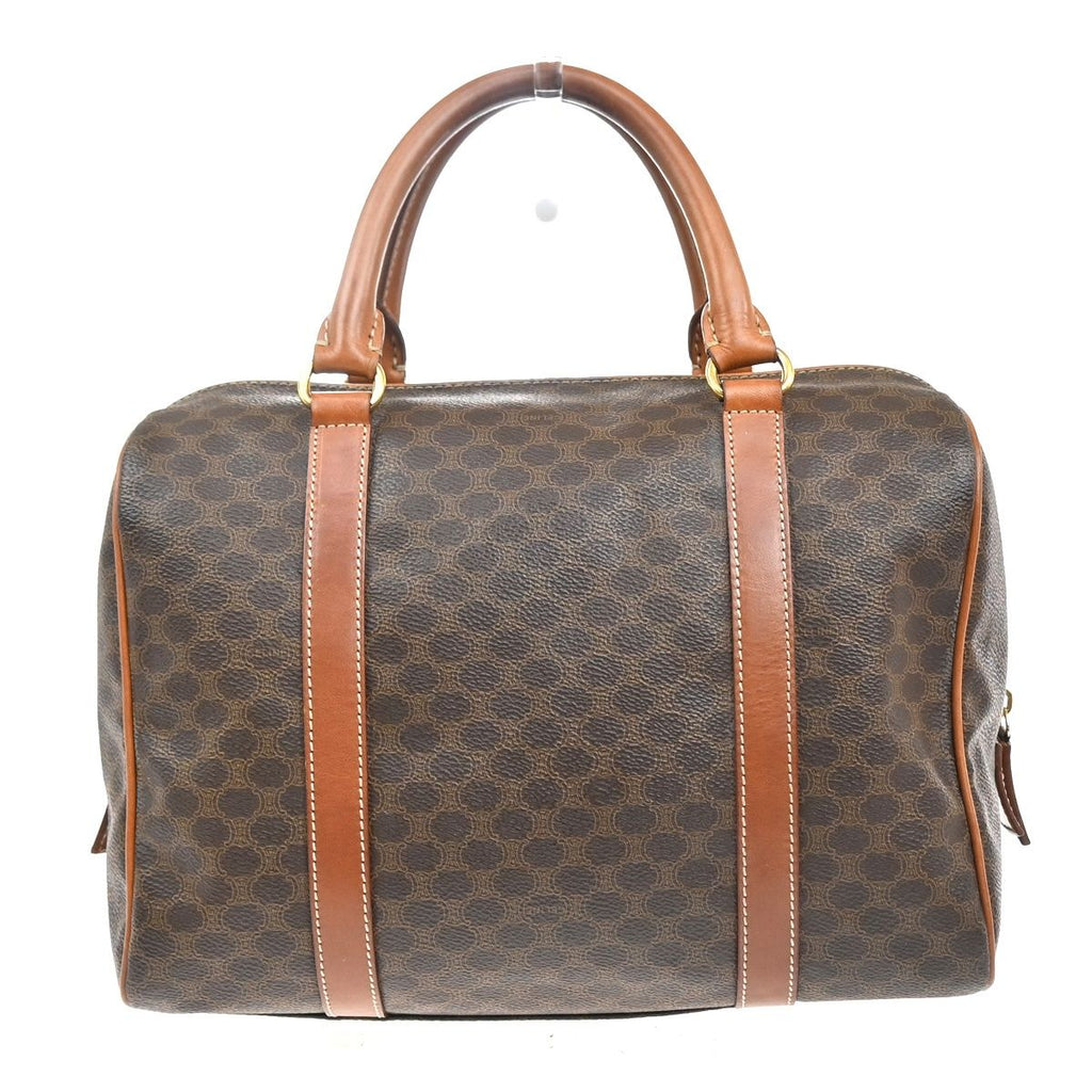 Celine Macadam Handbag Brown Leather — view 3