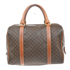 Celine Macadam Handbag Brown Leather — view 3