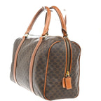 Celine Macadam Handbag Brown Leather — view 2