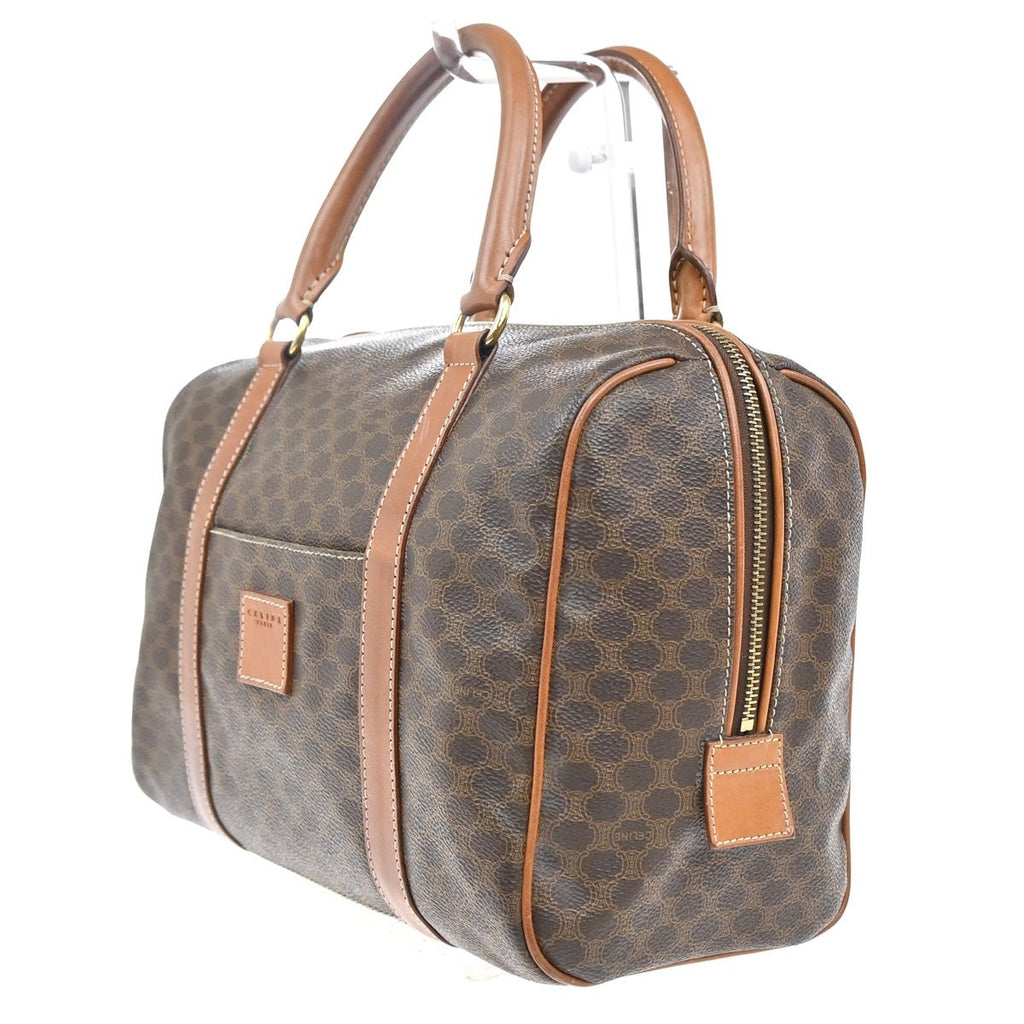 Celine Macadam Handbag Brown Leather — view 4