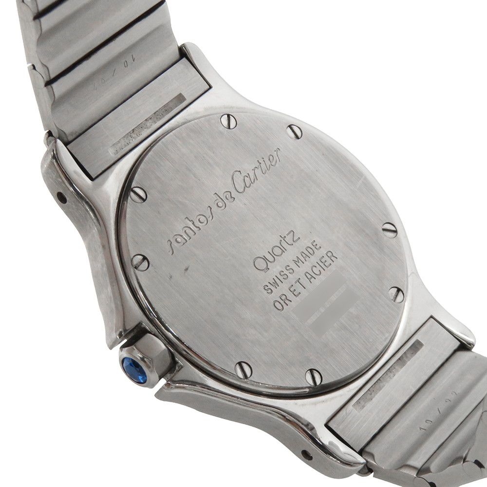 Cartier Santos Octagon LM Watch Ivory Dial Vintage — view 7