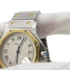 Cartier Santos Octagon LM Watch Ivory Dial Vintage — view 4