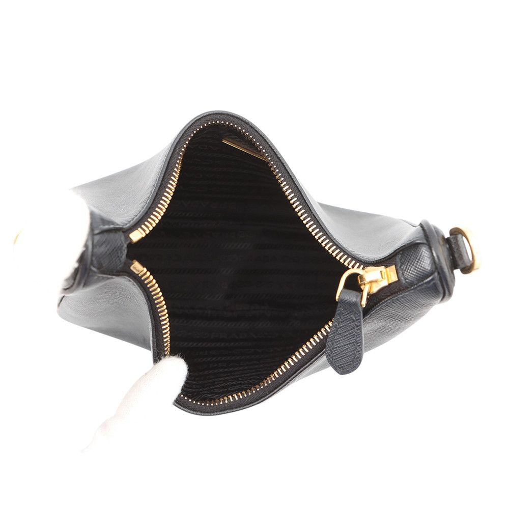 Prada Shoulder Bag Re Edition Saffiano Leather 2-Way Black — view 6