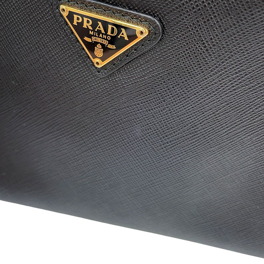 Prada Shoulder Bag Re Edition Saffiano Leather 2-Way Black — view 9