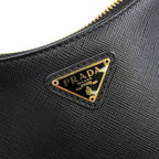 Prada Shoulder Bag Re Edition Saffiano Leather 2-Way Black — view 7