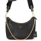 Prada Shoulder Bag Re Edition Saffiano Leather 2-Way Black