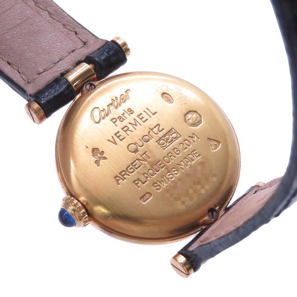 Cartier Must Vendome SM Watch Silver Dial — view 8