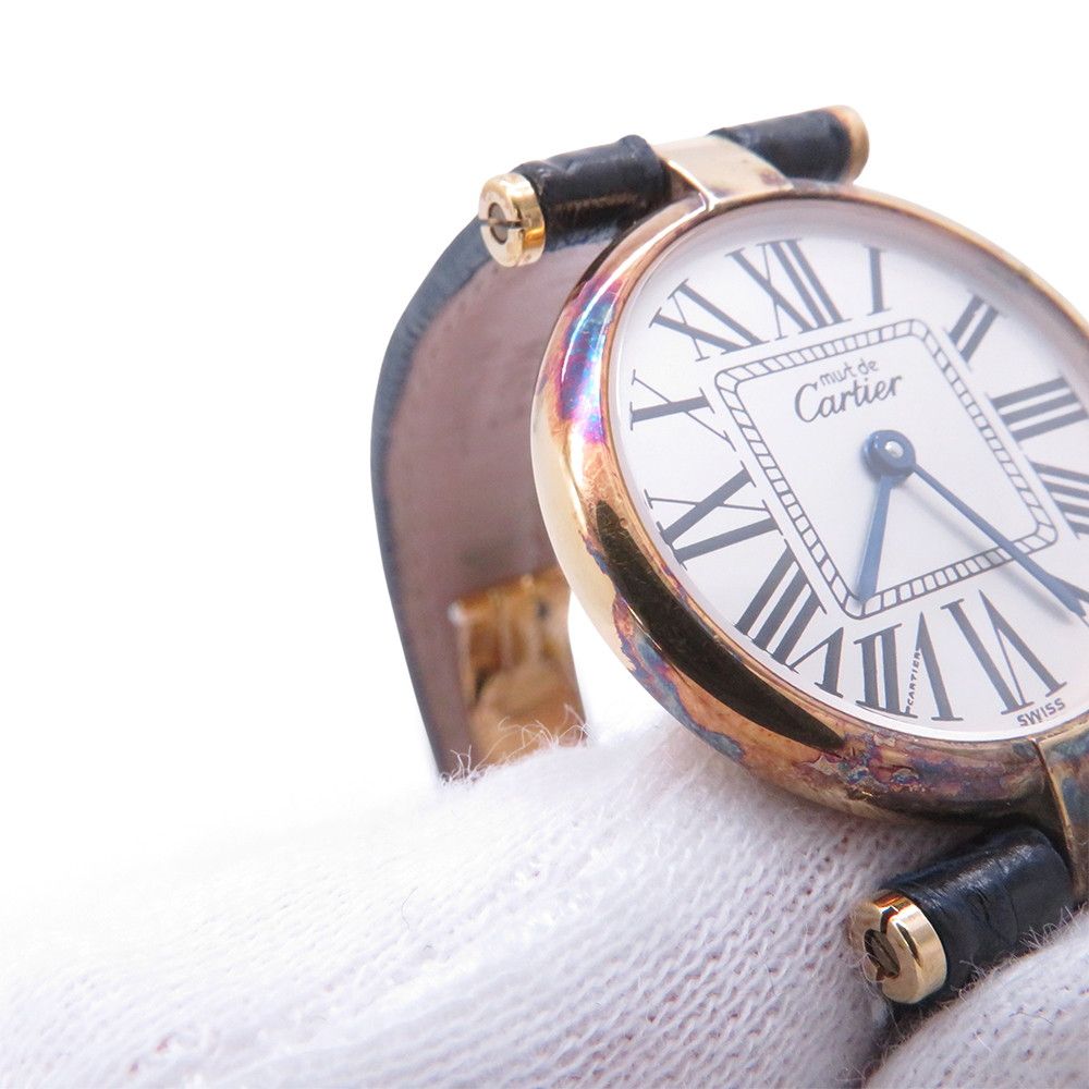 Cartier Must Vendome SM Watch Silver Dial — view 5