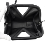 Bottega Veneta Shoulder Bag Point Small Leather Black — view 5