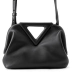 Bottega Veneta Shoulder Bag Point Small Leather Black