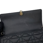 Dior Chain Shoulder Bag Cannage My Daily Pouch Lambskin Black — view 8