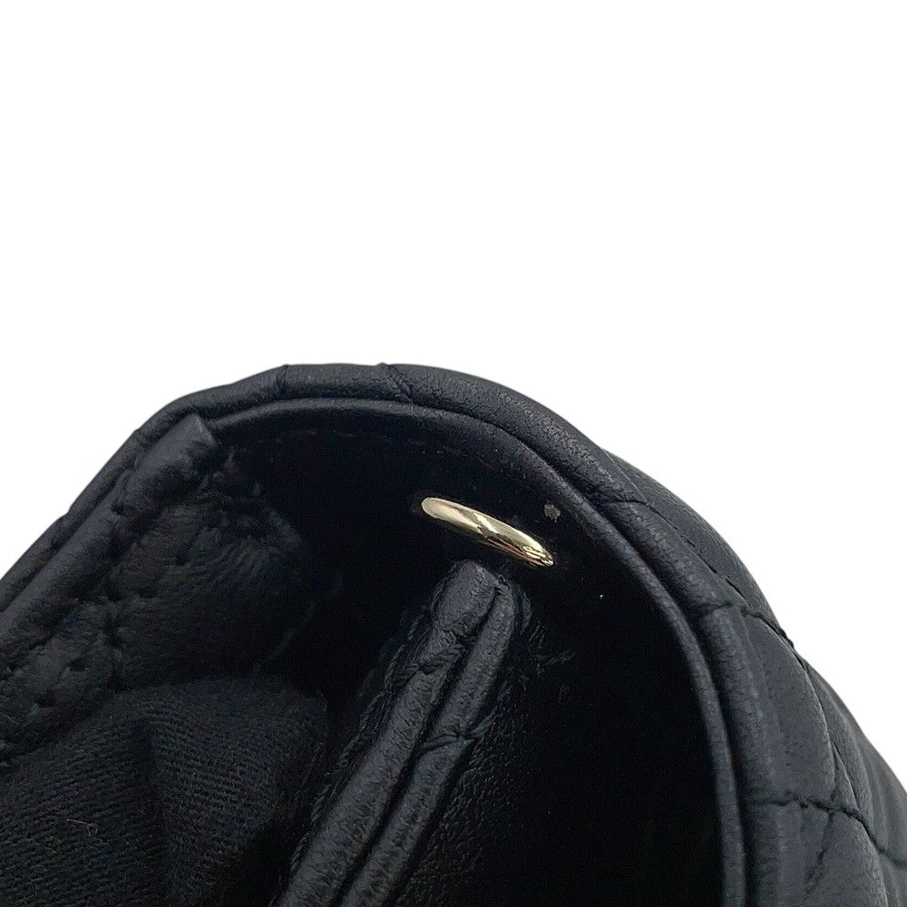 Dior Chain Shoulder Bag Cannage My Daily Pouch Lambskin Black — view 7